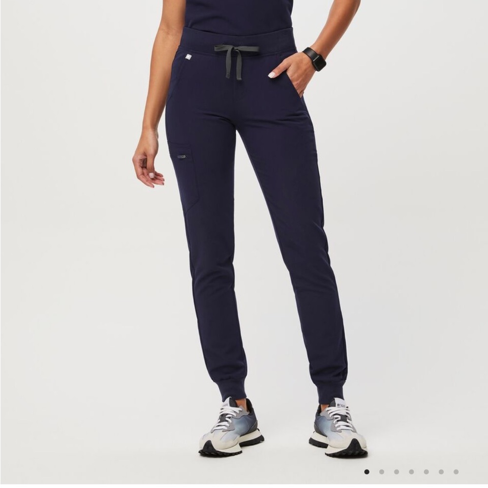 Figs navy scrub joggers
